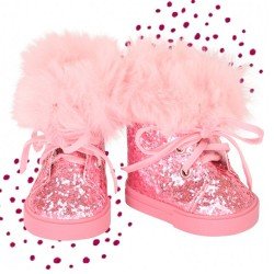 Ergänzungen für Götz Puppe 42-50 cm - Glitzerstiefel