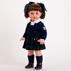 Mariquita Pérez Puppe 50 cm - Marineblaues Schulmädchen
