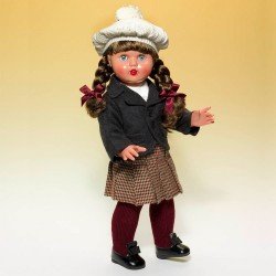 Mariquita Pérez Puppe 50 cm - Mit grauem Blazer-Outfit