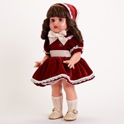Mariquita Pérez Puppe 50 cm - Samt-Bourdeos-Outfit