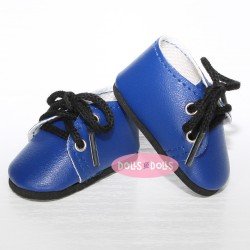 Zubehör für Paola Reina 32 cm Puppe - Las Amigas - Blaue Schuhe mit Schnürsenkeln