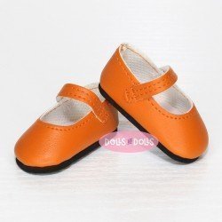 Paola Reina Puppe Complements 32 cm - Las Amigas - Orangefarbene Schuhe mit Klettverschluss