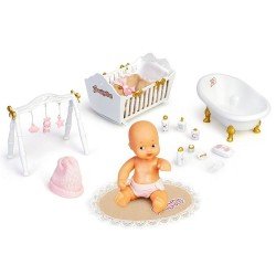 Zubehör für Barriguitas Classic Puppe 15 cm - Barriguitas Neugeborenen-Set