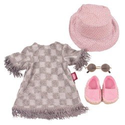 Outfit für Götz Puppe 45-50 cm - Combo-Strand mit Stil
