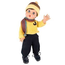 Juanín Pérez Puppe 50 cm - Mit gelbem Trikotsatz