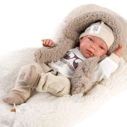 Llorens Puppe 40 cm - Neugeborenes Nico Cool Baby