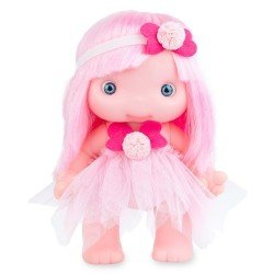 Marina & Pau Puppe 25 cm - Piu Pink - in einem Ballerina-Kleid mit fuchsiafarbenen Details