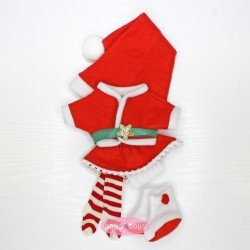 Kleidung für Mia Puppen 30 cm - Set Mutter Weihnachten