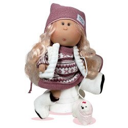 Nines d'Onil Puppe 30 cm - GELENKTE Mia Blondine mit Maskottchen
