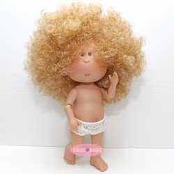 Nines d'Onil Puppe 30 cm - EXKLUSIV - GELENKTE Mia - Mia Blond mit lockigem Haar - Ohne Kleidung