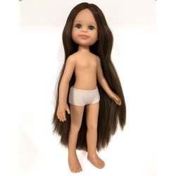 Paola Reina Puppe 32 cm - Las Amigas - Cleo mit extra langen Haaren ohne Kleidung