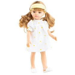 Paola Reina Puppe 32 cm - Las Amigas - Ksenia in einem Gänseblümchenkleid