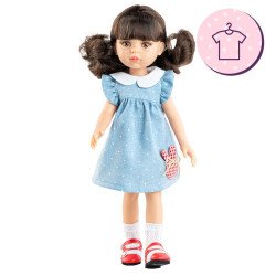 Outfit für Paola Reina Puppe 32 cm - Las Amigas - Carol - Jeanskleid