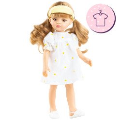 Outfit für Paola Reina Puppe 32 cm - Las Amigas - Ksenia - Gänseblümchenkleid