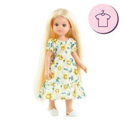 Outfit für Paola Reina Puppe 32 cm - Las Amigas - Laura - Gänseblümchen-Kleid