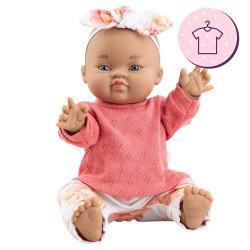 Outfit für Paola Reina Puppe 34 cm - Gordis - Olga - Fuchsia-T-Shirt