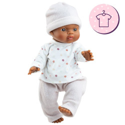 Outfit für Paola Reina Puppe 34 cm - Gordis - Fran - Buntem Punktensemble