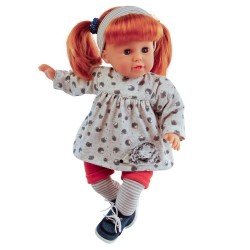 Schildkröt Puppe 45 cm - Rothaarige Susi im Igel-Outfit