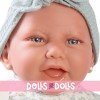Bambola Antonio Juan 42 cm - Carla neonata con coperta e orecchini