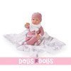 Bambola Antonio Juan 42 cm - Neonato con coperta unicorno