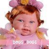 Bambola Antonio Juan 42 cm - Fata Pipa neonata con diadema per voi