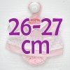 Completo per bambola Antonio Juan 26-27 cm - Abito rosa con pois