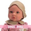 Bambola Así 46 cm - Leo in pigiama rosa con maschera