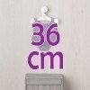 Completo per bambola Así 36 cm - Biancheria intima in maglia blu per bambola Alex