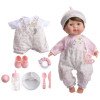 Berenguer Boutique bambola 38 cm - Bruna con completino da elefante e accessori