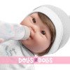 Disegnata da Berenguer bambola 40 cm - La Baby Doll - Sindrome di Down - Brunette