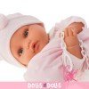 Bambola Antonio Juan 42 cm - Beni con cuscino rosa