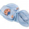 Bambola Antonio Juan 37 cm - Bimbo con coperta blu