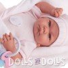Bambola Antonio Juan 40 cm - Nato rosa Nica con coperta