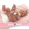 Bambola Antonio Juan 42 cm - Mia Pee neonata con bavaglino