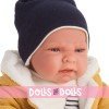 Bambola Antonio Juan 40 cm - Leone con vestito a righe ocra