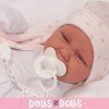 Bambola Antonio Juan 42 cm - Neonata Carla con cuscino
