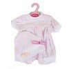 Completo bambola Antonio Juan 40-42 cm - Completo stampa cuori rosa con cappello