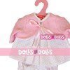 Completo bambola Antonio Juan 26-27 cm - Completo stampato con giacca rosa