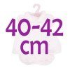 Completo bambola Antonio Juan 40-42 cm - Abito rosa stampa pois