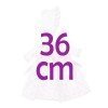 Completo per bambola Así 36 cm - Abito lungo con fiori rosa e cappello, per Koke