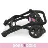 Passeggino Mika 74,5 cm trasformabile in passeggino per bambole - Bayer Chic 2000 - Pink Denim