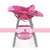 Seggiolone per bambole per bambole fino a 55 cm - Bayer Chic 2000 - Dots Pink