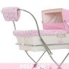 Kit invernale rosa per carrozzina per bambole Bebelux