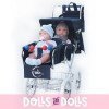 Passeggino gemellare per bambole Big Bebelux 77 cm - Navy