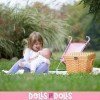 Bambola disegnata da Berenguer 51 cm - Tanto da coccolare - Rosa avvolgente con bocca aperta