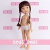 Bambola Berjuan 35 cm - Boutique bambole - Fashion Girl con trecce senza vestiti