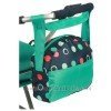 Borsa per carrozzina per bambole - Bayer Chic 2000 - Verde e Navy con cerchi