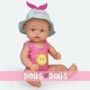 Completo per bambola Nenuco 35 cm - Costume da bagno rosa con cappello verde