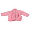 Completo per bambola Götz 42-50 cm - Cardigan in maglia rosa