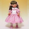 Bambola Mariquita Pérez 50 cm - Abito rosa speciale a scacchi